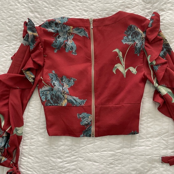 PatBO Ruffle Detail Top - Picture 3 of 4